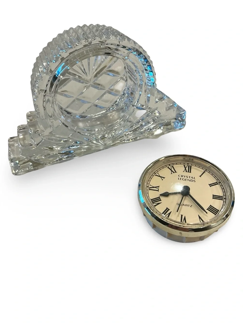 Crystal Legends Vintage Quartz Mantel Clock